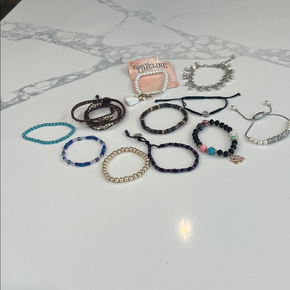 Bracelets Bundle  11pc - Picture 4 of 8